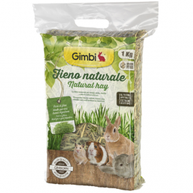 Натурално сено за гризачи GIMBI NATURAL HAY FOR RODENTS 1кг.